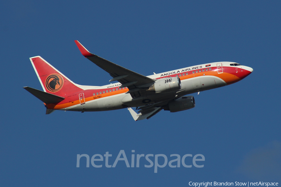 TAAG Angola Airlines Boeing 737-7M2 (D2-TBJ) | Photo 295224