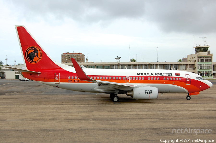 TAAG Angola Airlines Boeing 737-7M2 (D2-TBJ) | Photo 38459