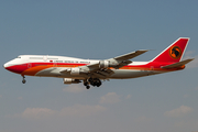 TAAG Angola Airlines Boeing 747-312 (D2-TEA) at  Johannesburg - O.R.Tambo International, South Africa