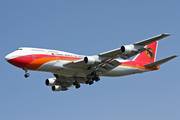 TAAG Angola Airlines Boeing 747-357 (D2-TEB) at  Johannesburg - O.R.Tambo International, South Africa