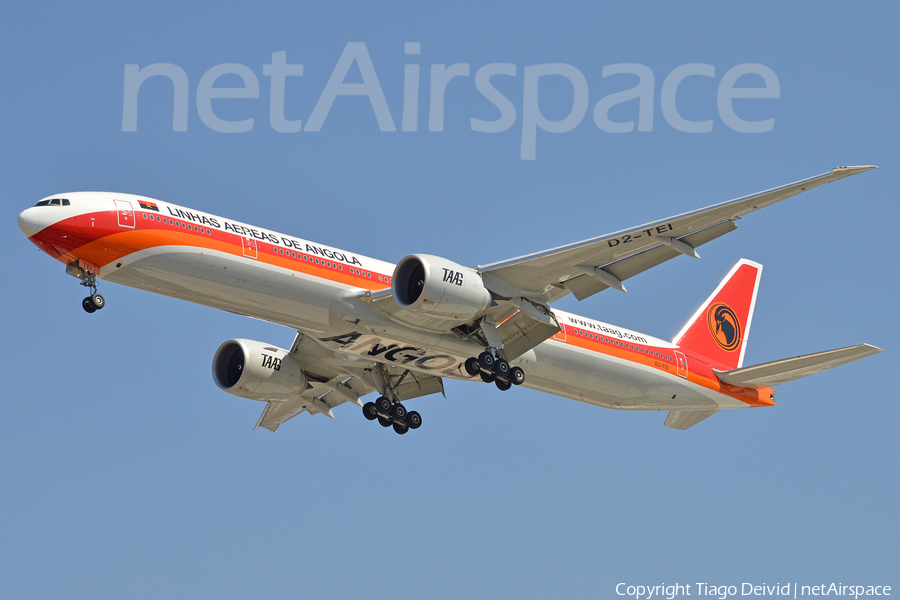 TAAG Angola Airlines Boeing 777-3M2(ER) (D2-TEI) | Photo 334796