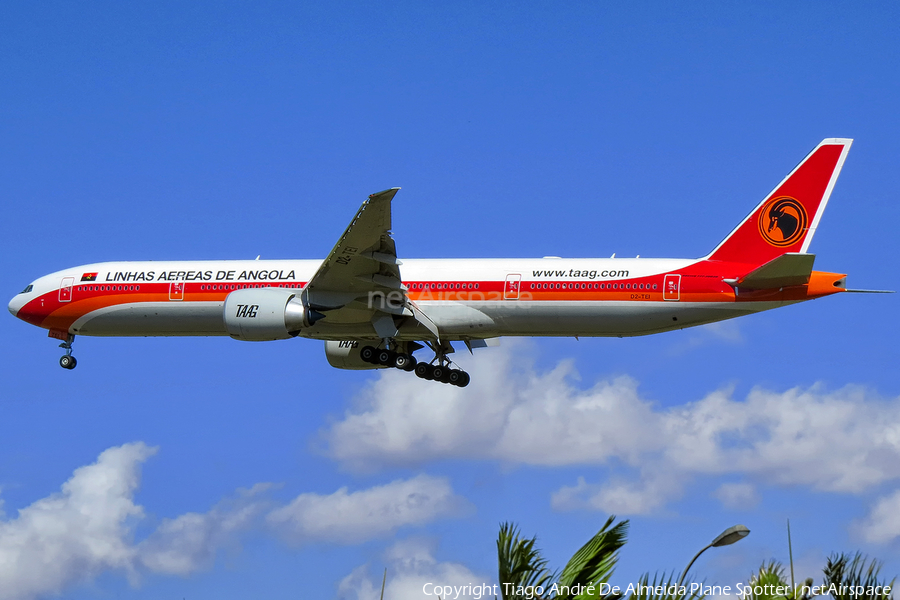 TAAG Angola Airlines Boeing 777-3M2(ER) (D2-TEI) | Photo 397504