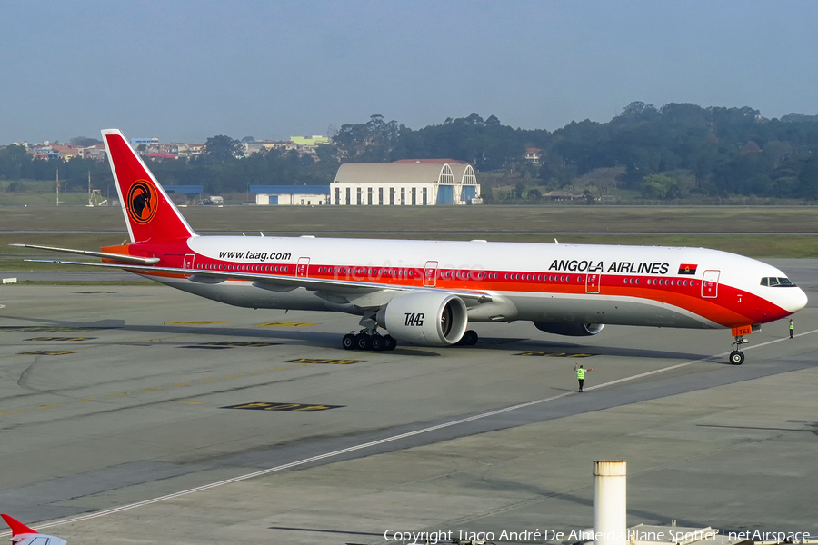 TAAG Angola Airlines Boeing 777-3M2(ER) (D2-TEJ) | Photo 494100
