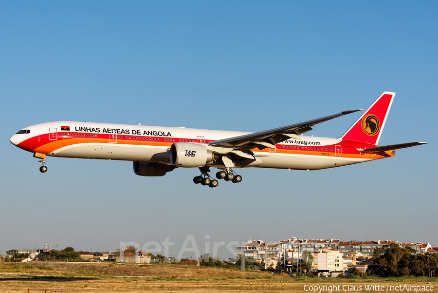 TAAG Angola Airlines Boeing 777-3M2(ER) (D2-TEJ) | Photo 307362