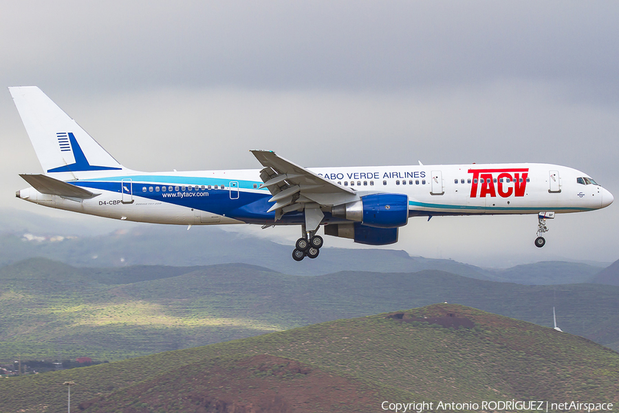 TACV - Cabo Verde Airlines Boeing 757-2Q8 (D4-CBP) | Photo 128385