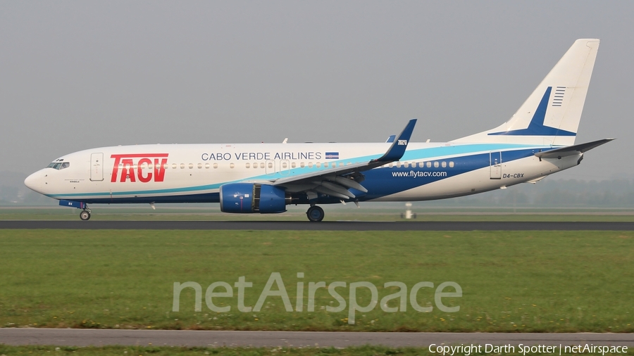 TACV - Cabo Verde Airlines Boeing 737-8Q8 (D4-CBX) | Photo 216116