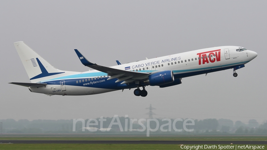 TACV - Cabo Verde Airlines Boeing 737-8Q8 (D4-CBX) | Photo 216118