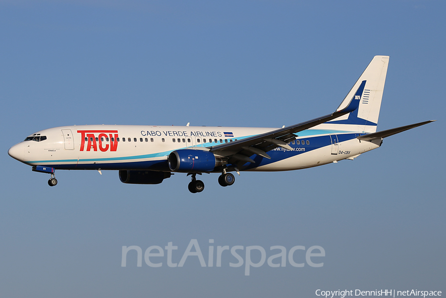 TACV - Cabo Verde Airlines Boeing 737-8Q8 (D4-CBX) | Photo 367925