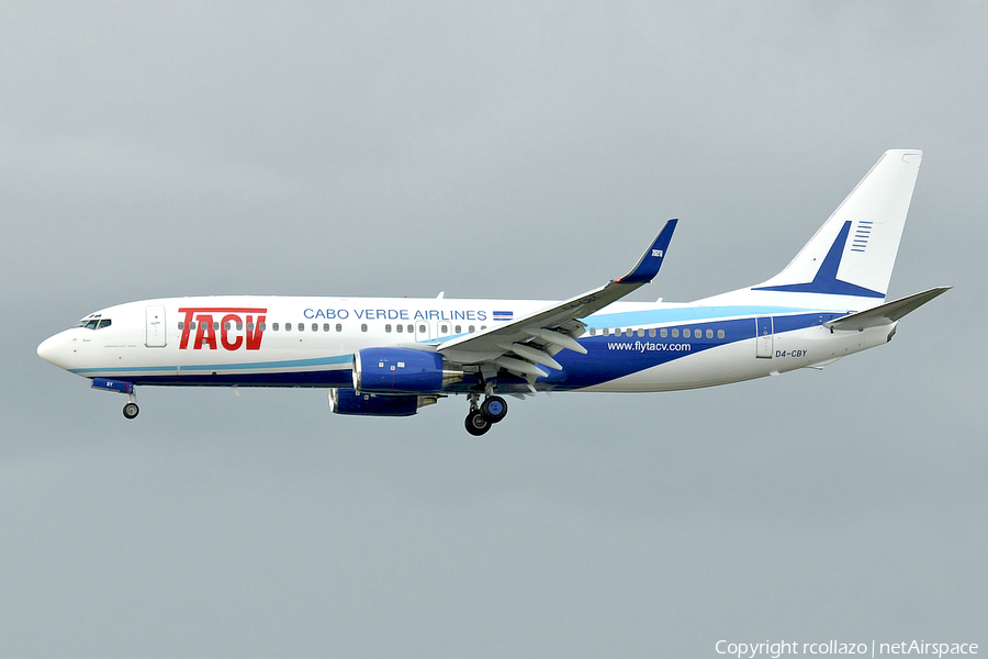 TACV - Cabo Verde Airlines Boeing 737-83N (D4-CBY) | Photo 9130