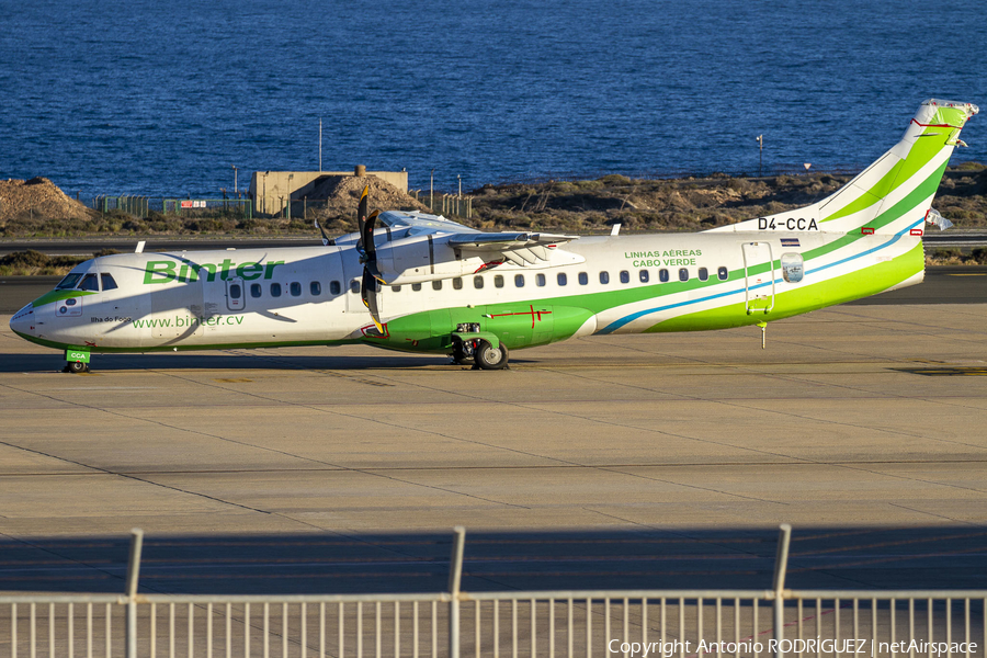 Binter Cabo Verde ATR 72-500 (D4-CCA) | Photo 365792
