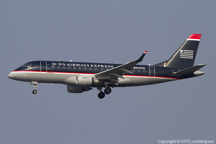 US Airways Express (Republic Airlines) Embraer ERJ-170SU (ERJ-170-100SU) (N819MD) | Photo 385665