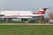 Interflug Tupolev Tu-134 (DDR-SCB) at  Magdeburg-City, Germany