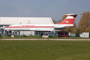 Interflug Tupolev Tu-134 (DDR-SCB) at  Magdeburg-City, Germany