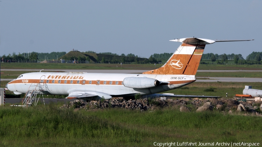 Interflug Tupolev Tu-134K (DDR-SCF) | Photo 406944