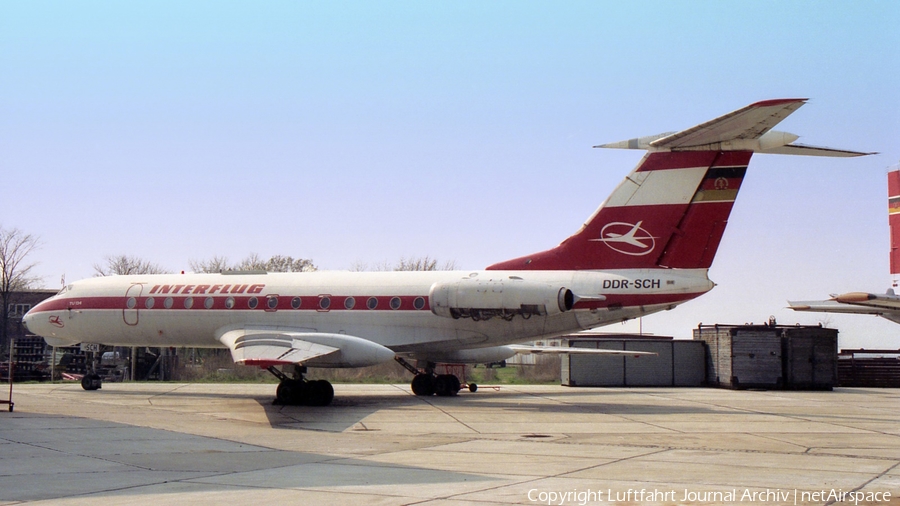 Interflug Tupolev Tu-134A (DDR-SCH) | Photo 406947