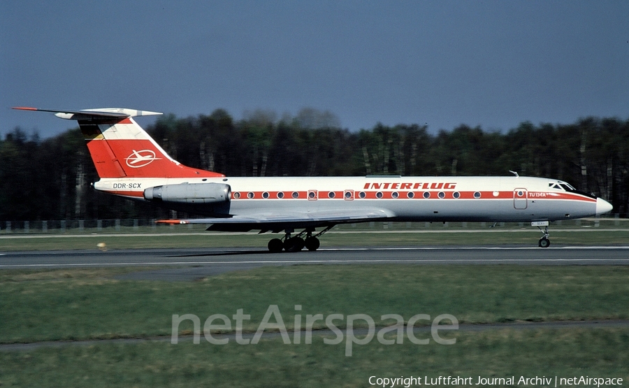 Interflug Tupolev Tu-134A (DDR-SCX) | Photo 412993