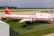 Interflug Ilyushin Il-18D (DDR-STG) at  Erfurt-Weimar, Germany