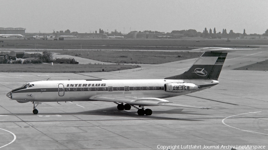 Interflug Tupolev Tu-134 (DM-SCB) | Photo 406937