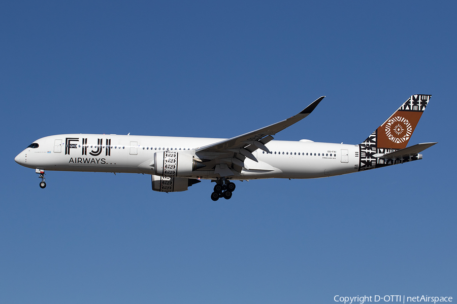 Fiji Airways Airbus A350-941 (DQ-FAI) | Photo 539938