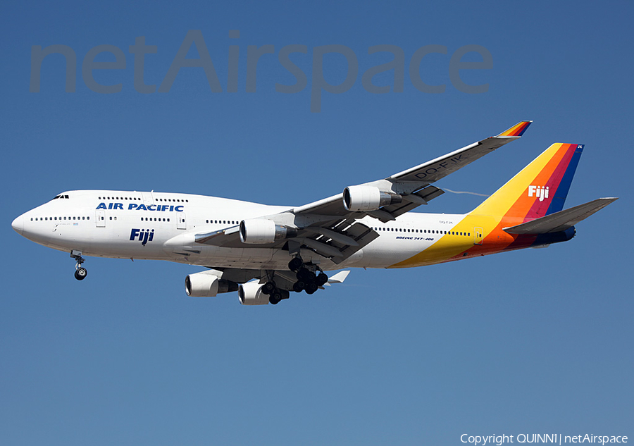 Air Pacific Boeing 747-412 (DQ-FJK) | Photo 34255