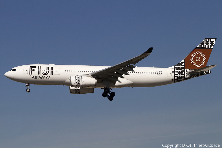 Fiji Airways Airbus A330-243 (DQ-FJT) | Photo 457862