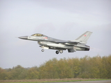 Royal Danish Air Force (Flyvevåbnet) General Dynamics F-16AM Fighting Falcon (E-184) at  Florennes AFB, Belgium