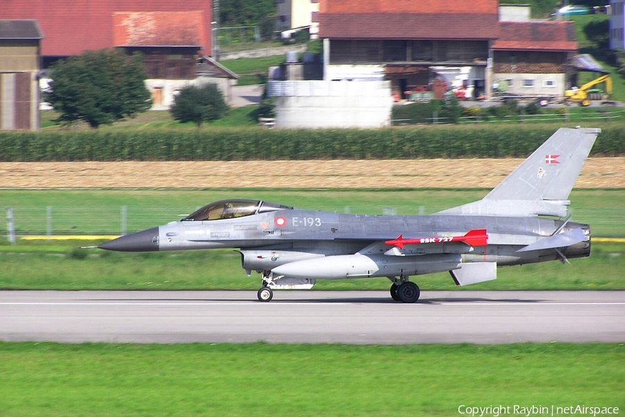 Royal Danish Air Force (Flyvevåbnet) General Dynamics F-16AM Fighting Falcon (E-193) | Photo 546427
