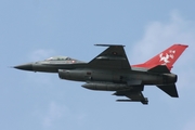 Royal Danish Air Force (Flyvevåbnet) General Dynamics F-16AM Fighting Falcon (E-195) at  Kleine Brogel AFB, Belgium