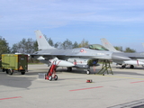Royal Danish Air Force (Flyvevåbnet) General Dynamics F-16AM Fighting Falcon (E-608) at  Florennes AFB, Belgium