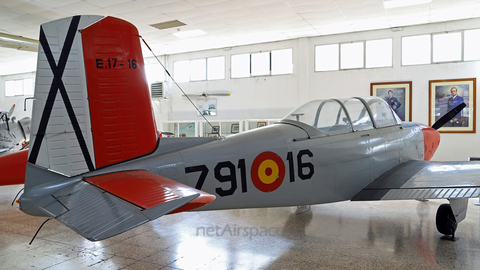 Spanish Air Force (Ejército del Aire) Beech T-34A Mentor (E.17-16) at  Madrid - Cuatro Vientos, Spain