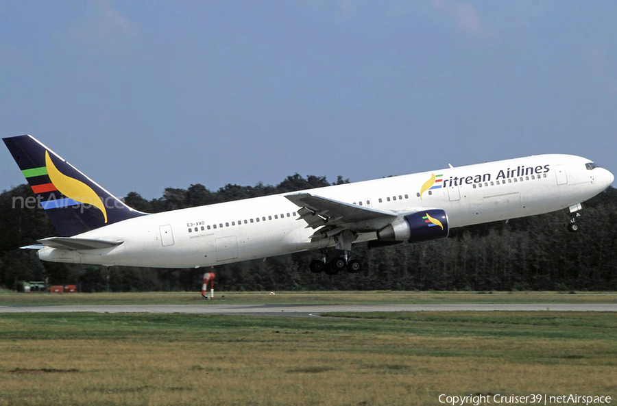 Eritrean Airlines Boeing 767-366(ER) (E3-AAO) | Photo 626278
