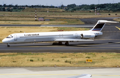 Centennial Airlines McDonnell Douglas MD-83 (EC-898) at  Dusseldorf - International, Germany