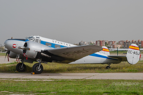 Fundacion Infante de Orleans Beech C-45A Expeditor (EC-ASJ) at  Madrid - Cuatro Vientos, Spain