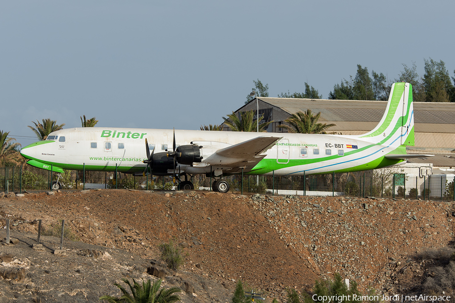 Binter Canarias Douglas DC-7C (EC-BBT) | Photo 197874