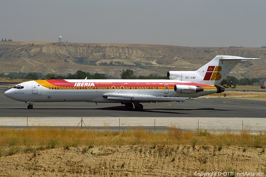 Iberia Boeing 727-256(Adv) (EC-CBF) | Photo 492526
