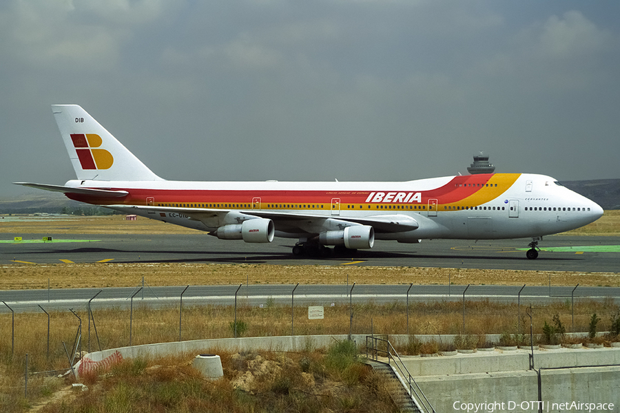 Iberia Boeing 747-256B (EC-DIB) | Photo 493733