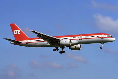 LTE International Airways Boeing 757-2G5 (EC-ENQ) at  Hamburg - Fuhlsbuettel (Helmut Schmidt), Germany