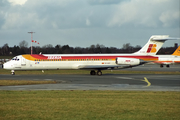 Iberia McDonnell Douglas MD-87 (EC-EXT) at  Hamburg - Fuhlsbuettel (Helmut Schmidt), Germany