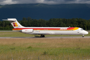 Iberia McDonnell Douglas MD-87 (EC-EZA) at  Geneva - International, Switzerland