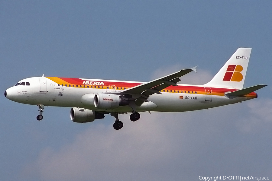 Iberia Airbus A320-211 (EC-FGU) | Photo 191354