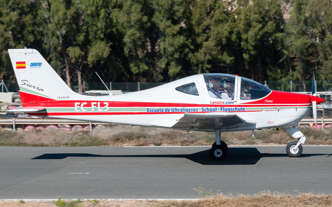 Escuela de Ultraligeros Canaire Tecnam P2002 Sierra (EC-FL3) at  El Berriel, Spain