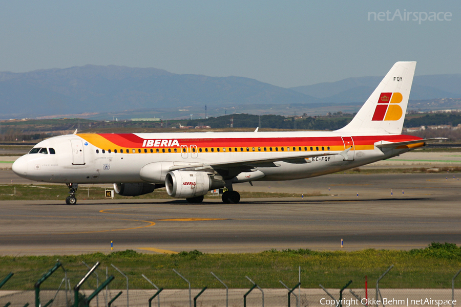 Iberia Airbus A320-211 (EC-FQY) | Photo 44707