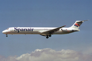 Spanair McDonnell Douglas MD-83 (EC-FVR) at  Frankfurt am Main, Germany