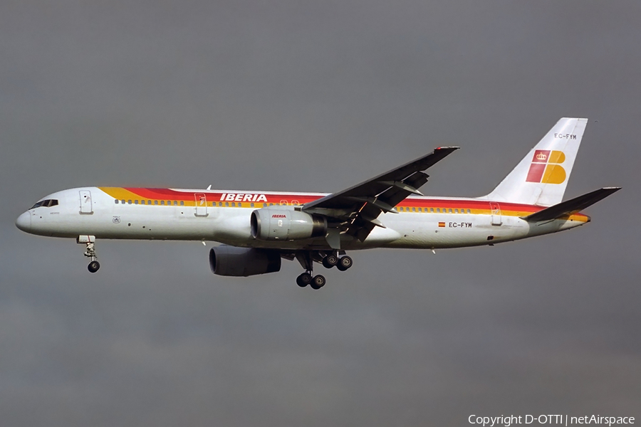 Iberia Boeing 757-256 (EC-FYM) | Photo 288236