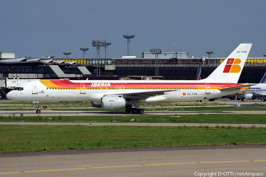 Iberia Boeing 757-256 (EC-FYM) | Photo 271346