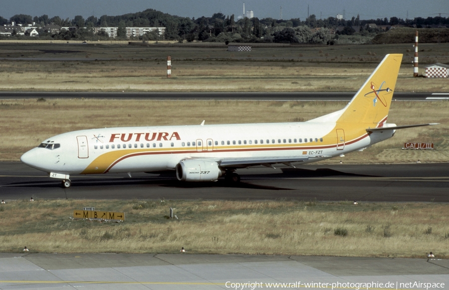 Futura International Airways Boeing 737-4Y0 (EC-FZT) | Photo 414648