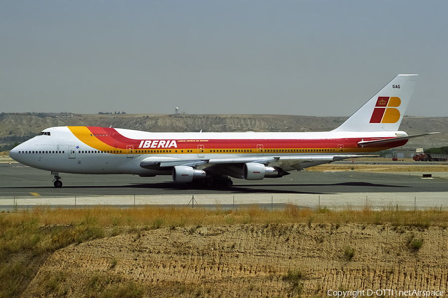 Iberia Boeing 747-256B (EC-GAG) | Photo 492522