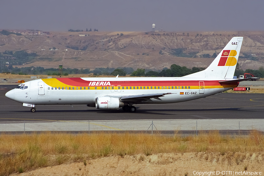 Iberia Boeing 737-4Y0 (EC-GAZ) | Photo 497316