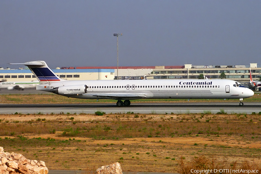 Centennial Airlines McDonnell Douglas MD-83 (EC-GFJ) | Photo 150781