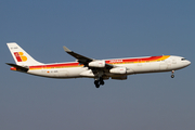 Iberia Airbus A340-313 (EC-GGS) at  Rome - Fiumicino (Leonardo DaVinci), Italy